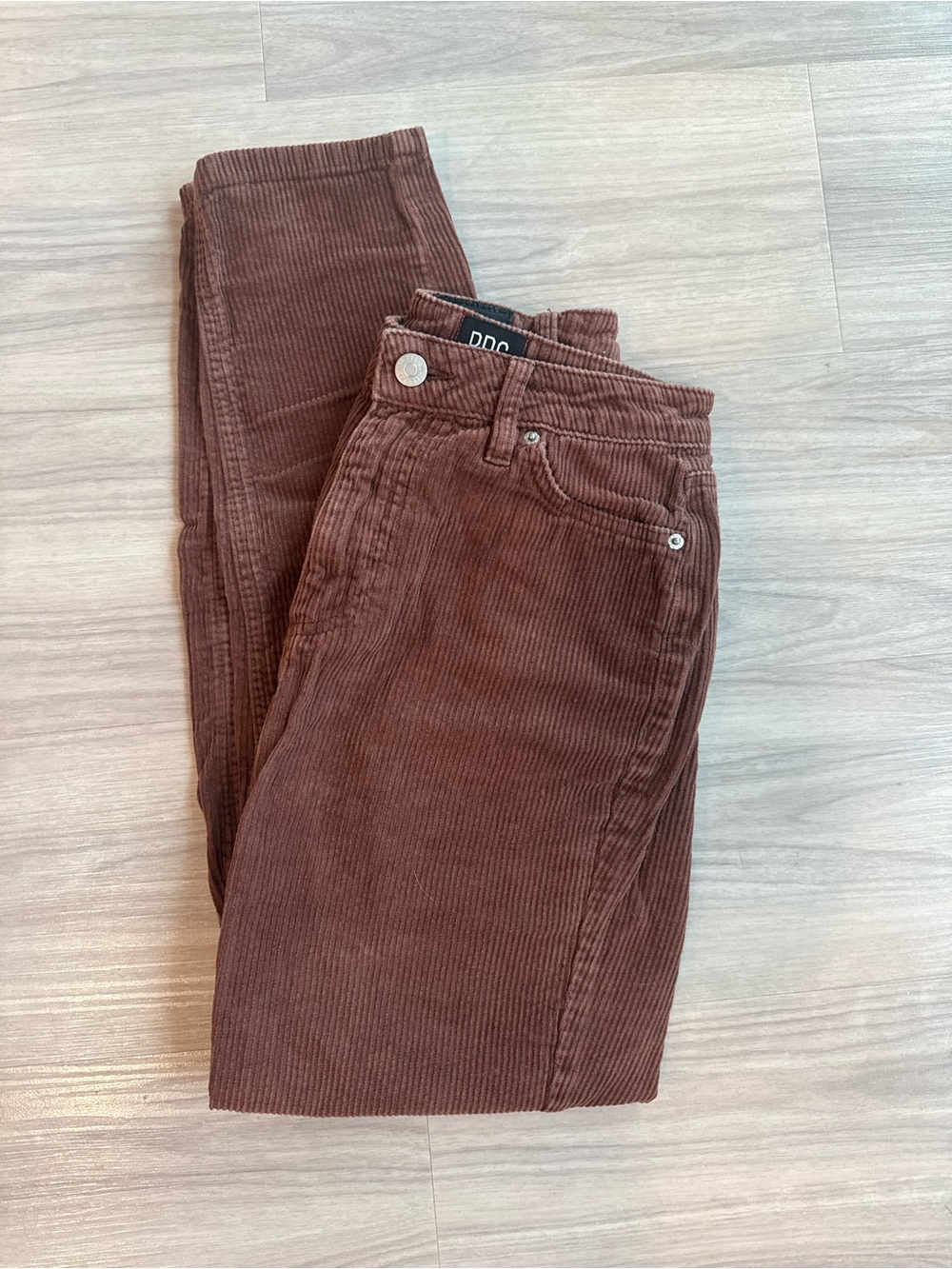 BDG/Urban Outfitters Brown Corduroy High-Rise Mom Jeans